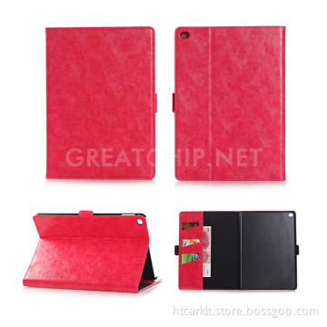 Wholesale Card Slot Stander PU Foil Leather Tablet Case For Ipad Pro